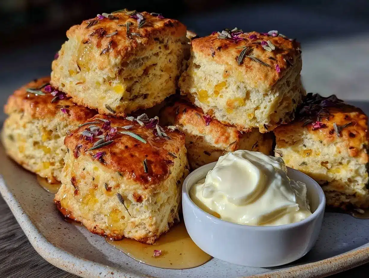 lavender honey lemon scones preparation steps