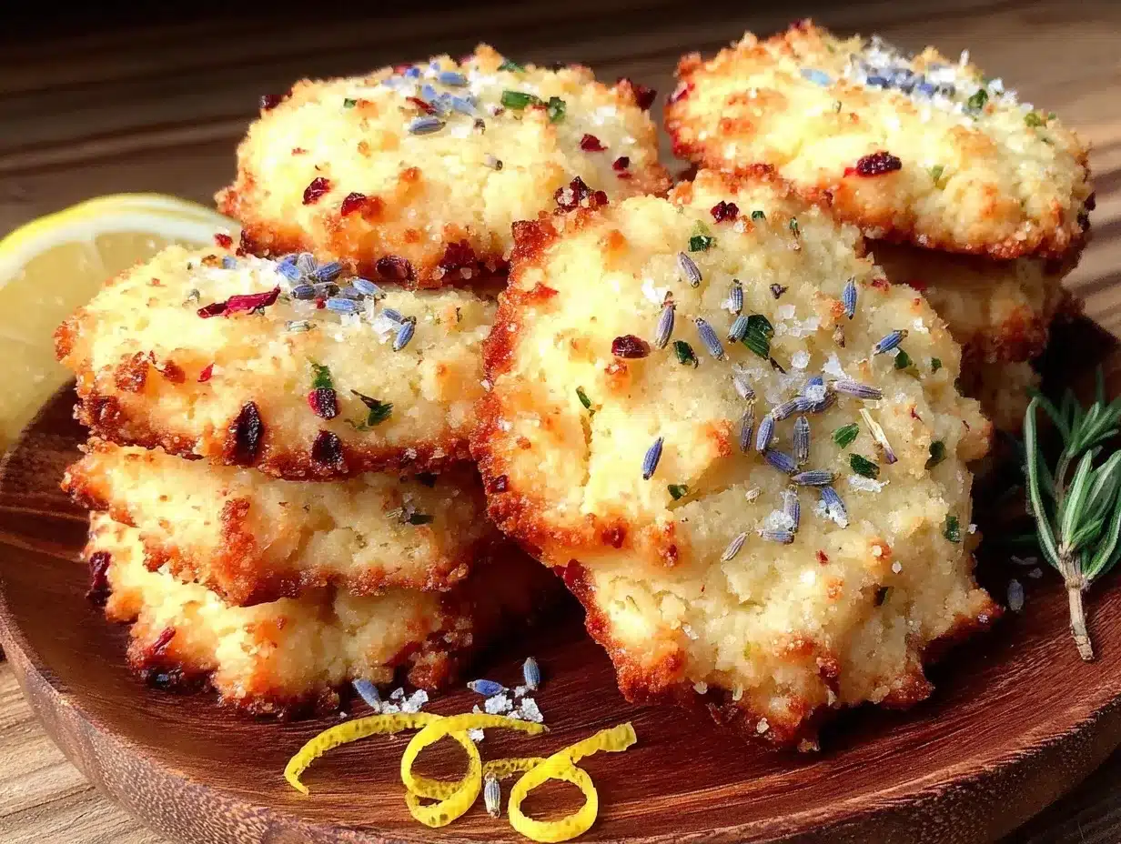lemon lavender shortbread cookies preparation steps