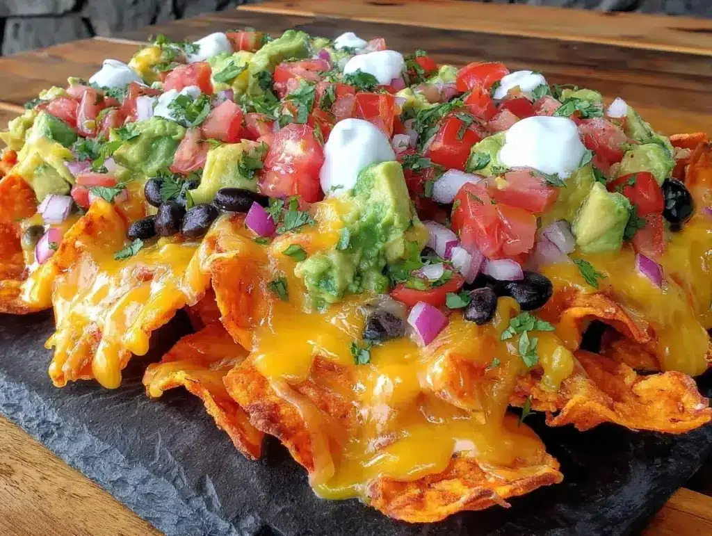 loaded sweet potato nachos - featured image