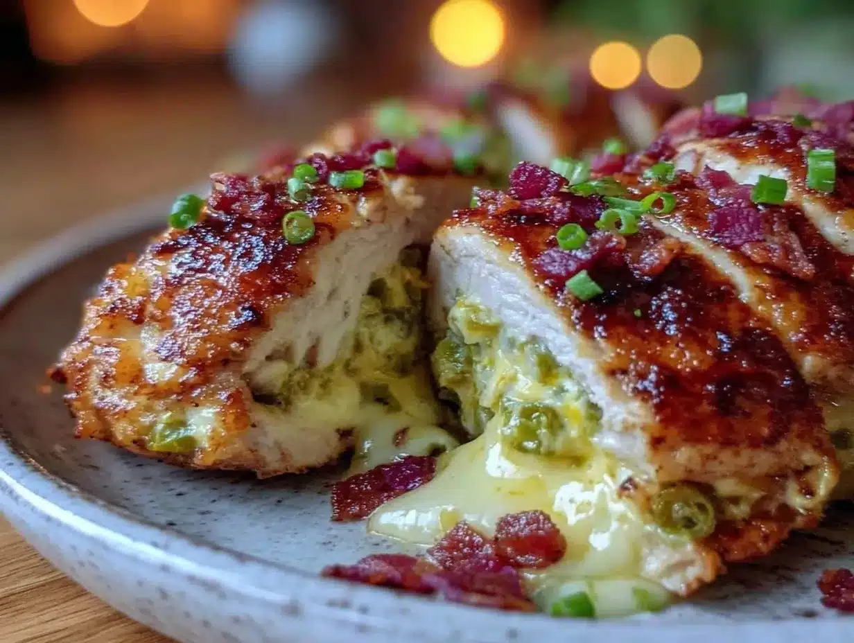 low-carb jalapeño popper stuffed chicken breast preparation steps