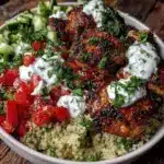 Mediterranean chicken bowl - featured image