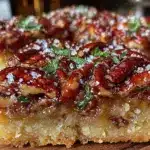 mint julep bourbon pecan pie bars - featured image