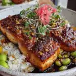 miso-glazed salmon bowls - featured image