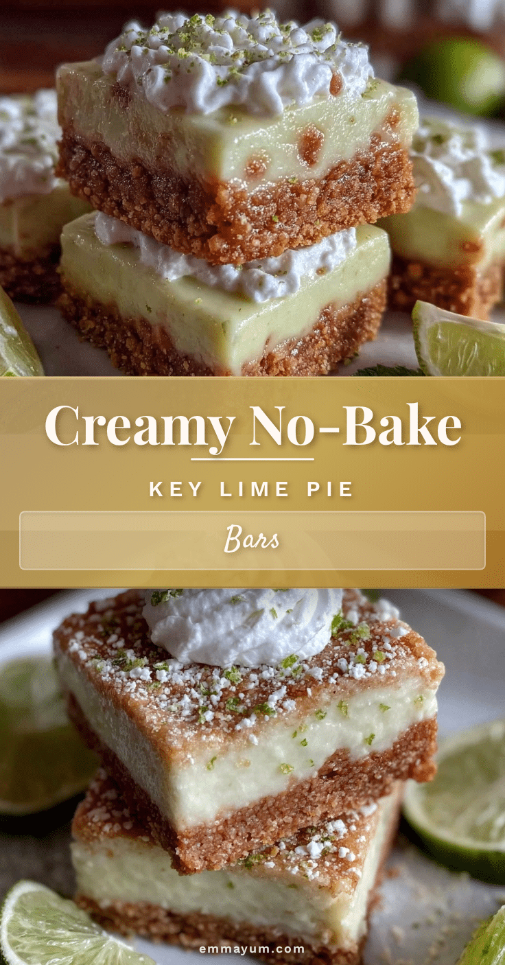 no bake key lime pie bars recipe