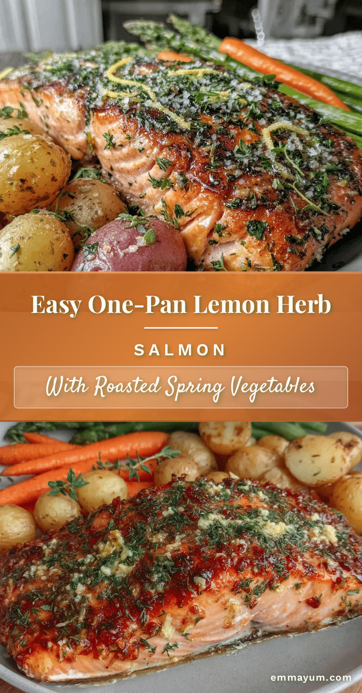 one-pan lemon herb salmon recipe
