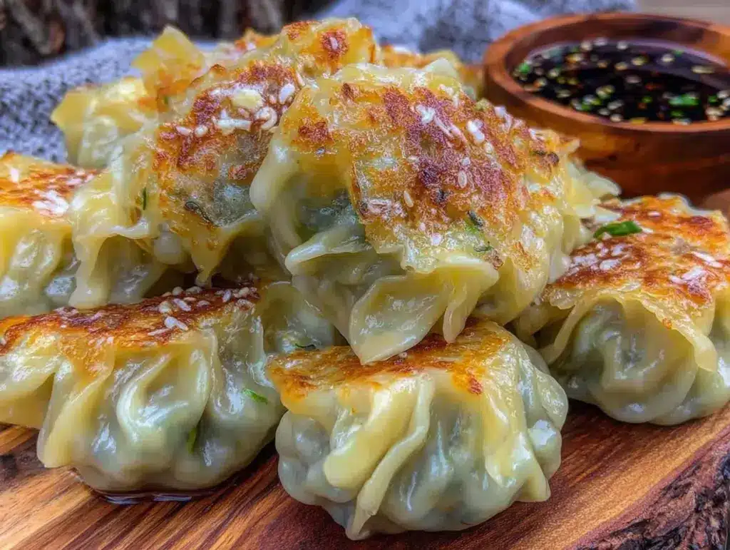 pork and cabbage dumplings - featured image