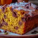 pumpkin chocolate chip bread - featured image
