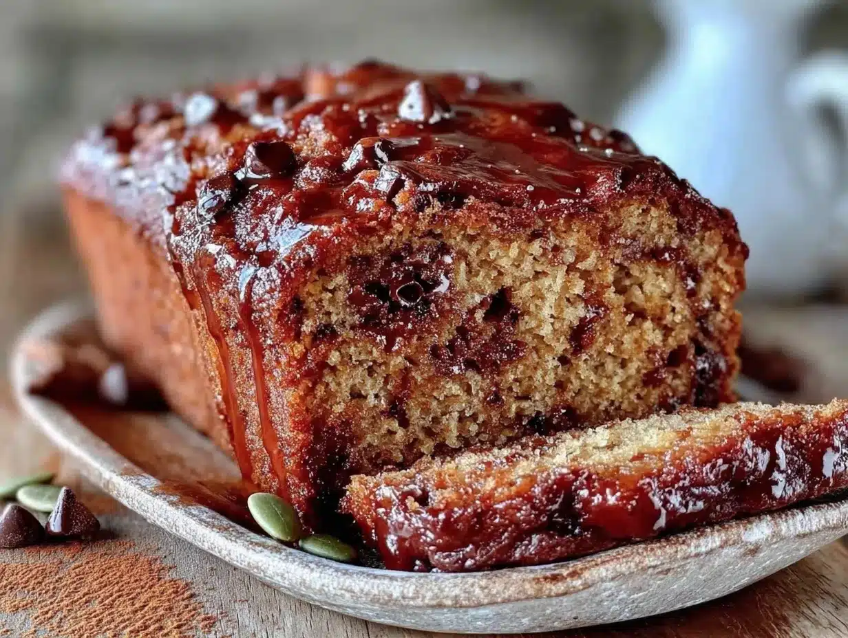 pumpkin chocolate chip bread preparation steps