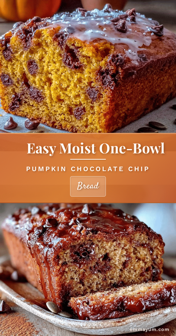 pumpkin chocolate chip bread recipe