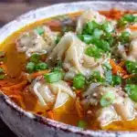 quick cozy chicken wonton soup - featured image