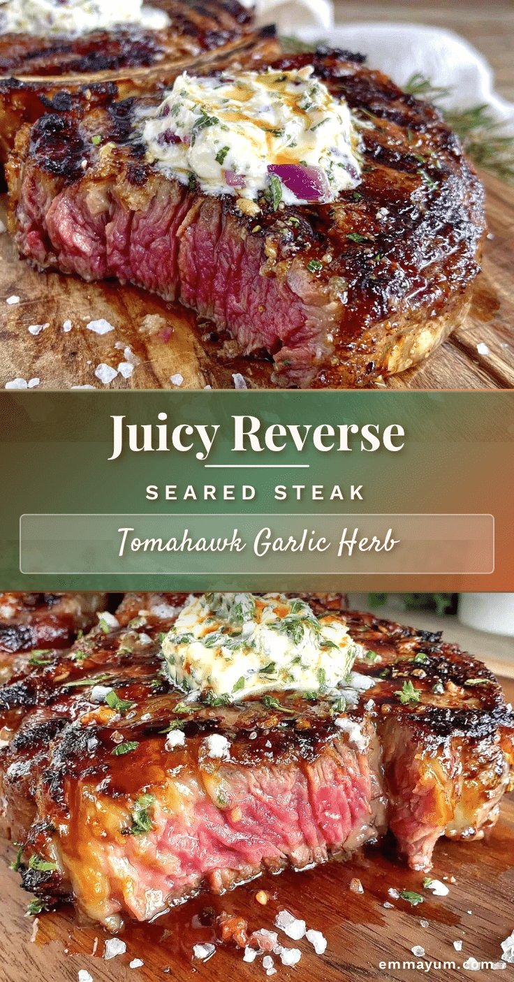 reverse seared tomahawk steak recipe
