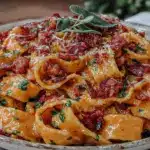 savory pumpkin pasta - featured image