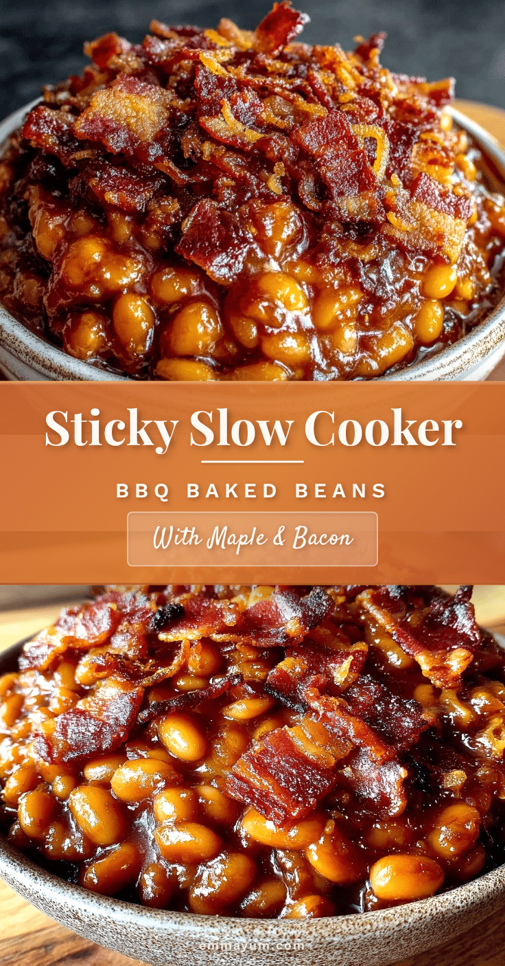 slow cooker bbq baked beans recipe