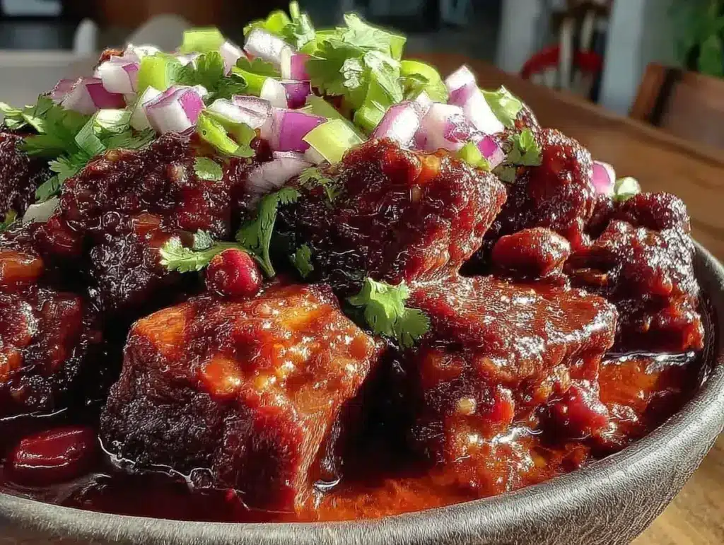 smoked brisket chili - featured image