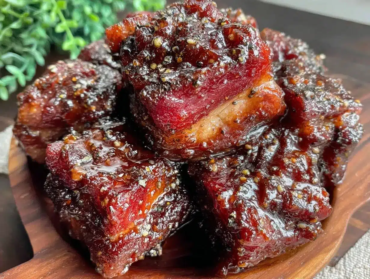 smoked pork belly burnt ends preparation steps