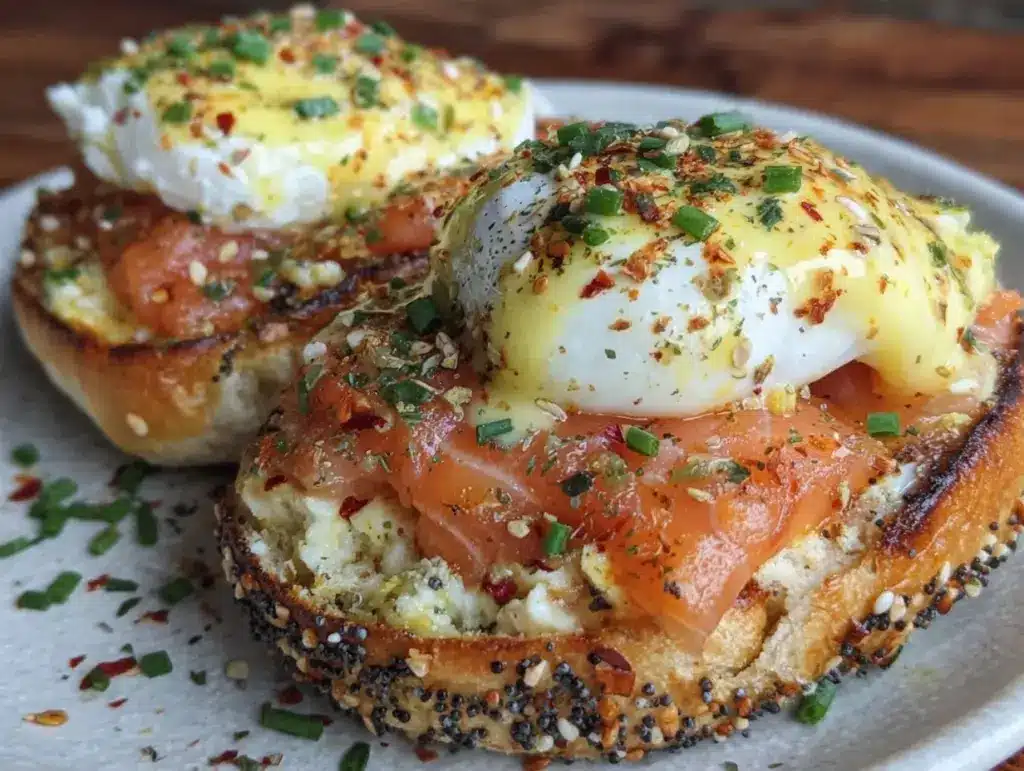 smoked salmon eggs benedict - featured image