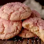 soft copycat crumbl pink sugar cookies - featured image