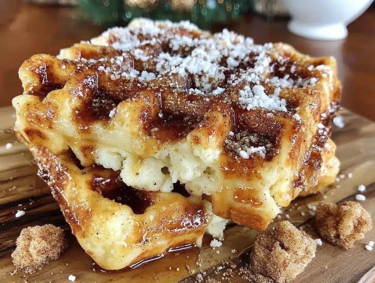 sourdough discard waffles preparation steps