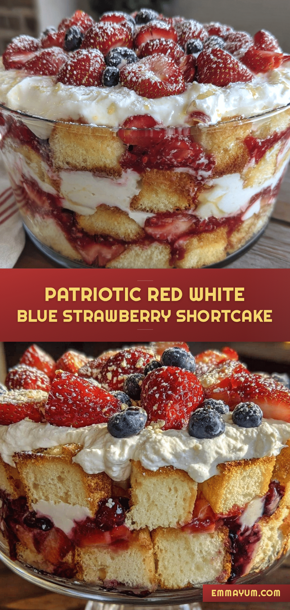 strawberry shortcake trifle recipe