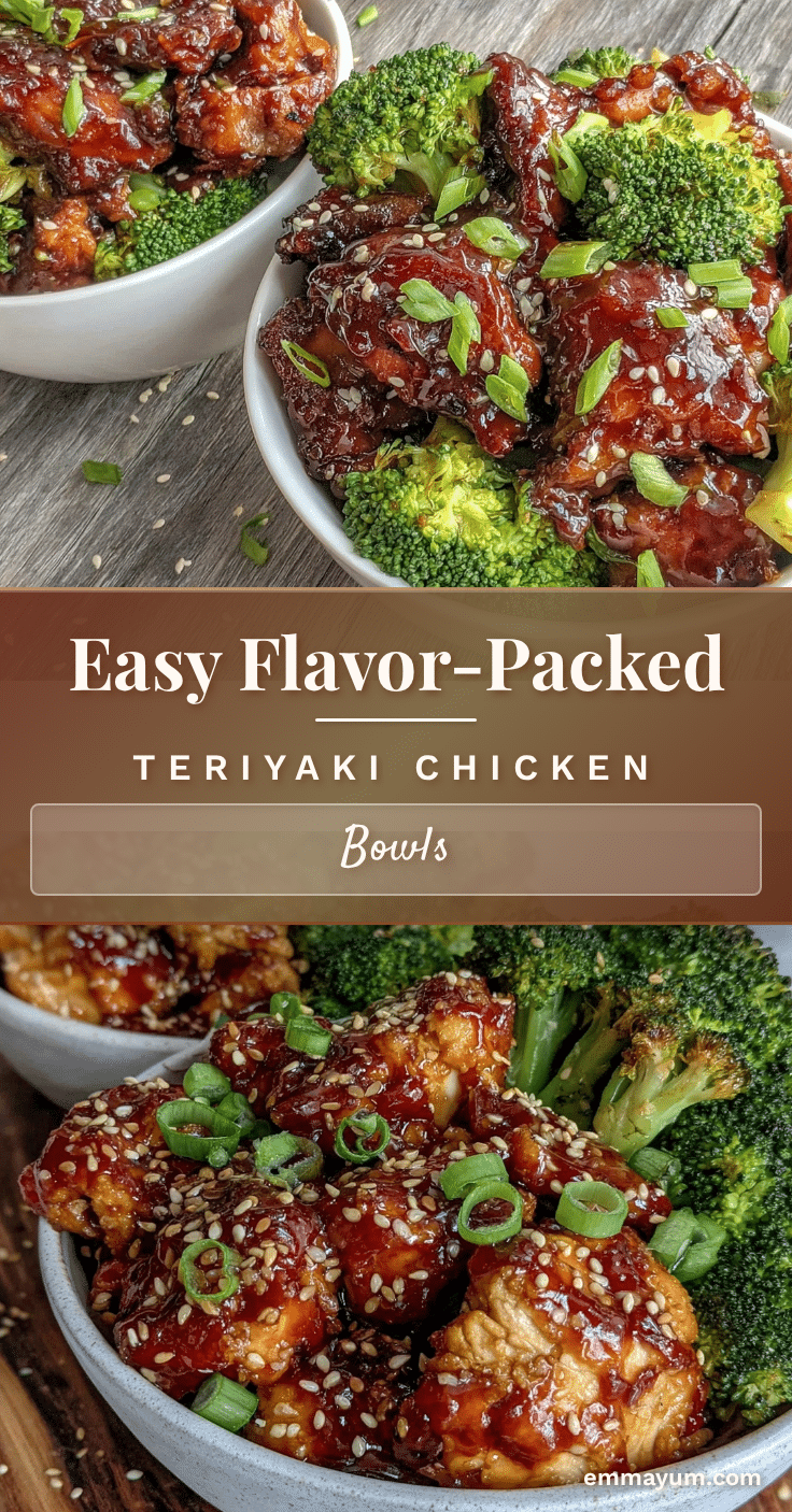 teriyaki chicken and broccoli bowls recipe