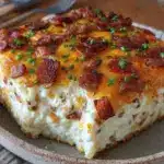 twice baked potato casserole - featured image