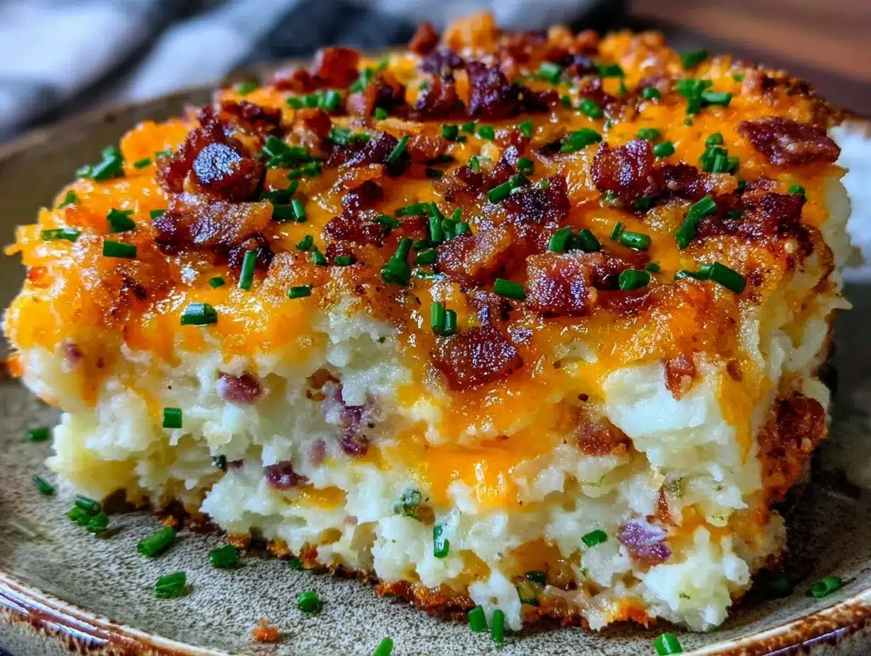 twice baked potato casserole preparation steps